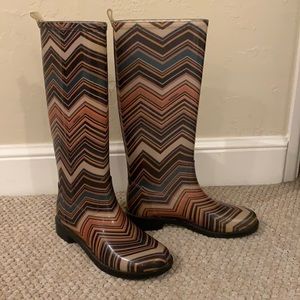 Missoni rain boots